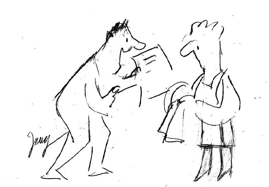"Yes, it's a rejection letter. But it's from The New Yorker!"