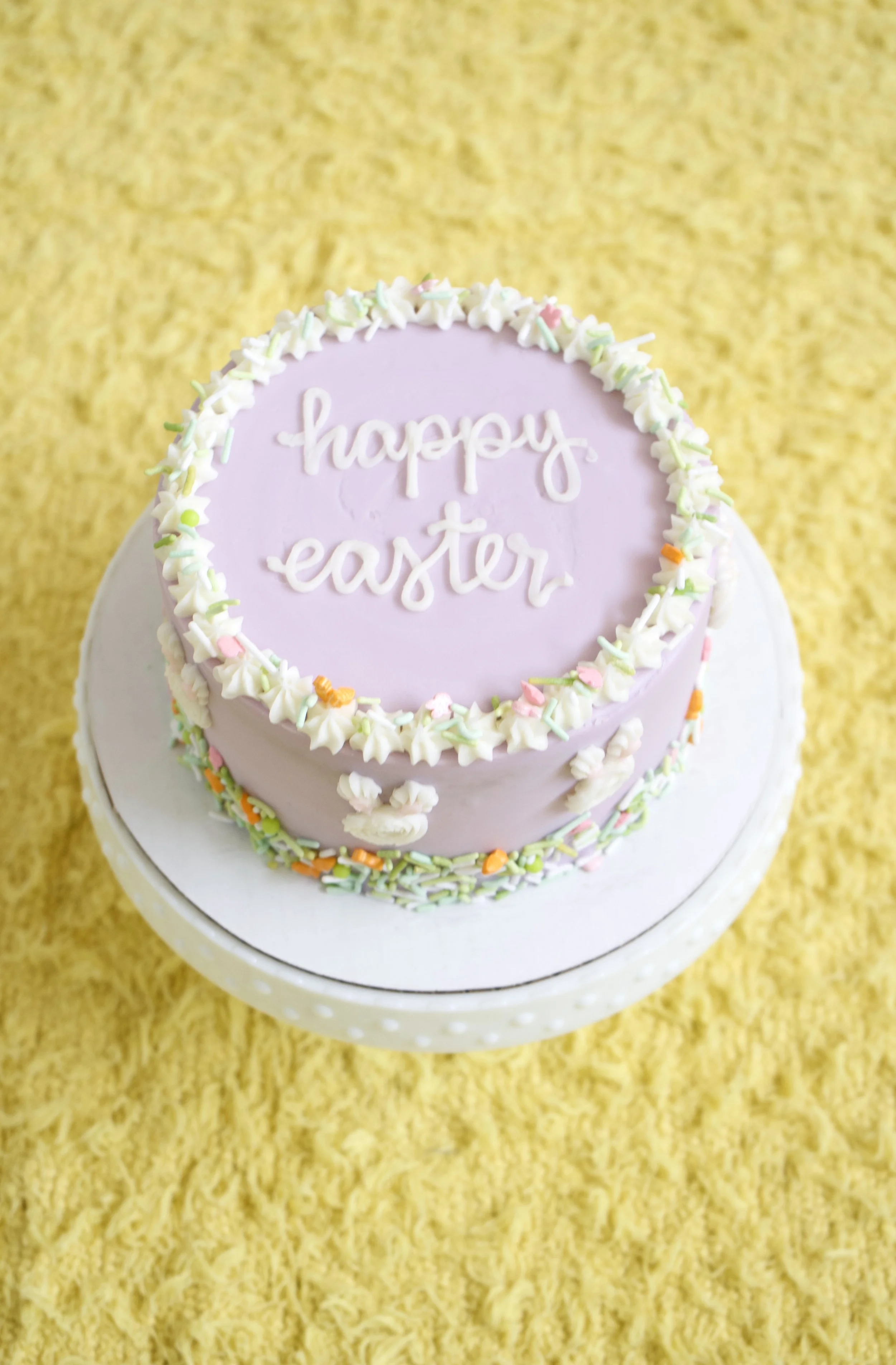 Easter Cake - purple design
