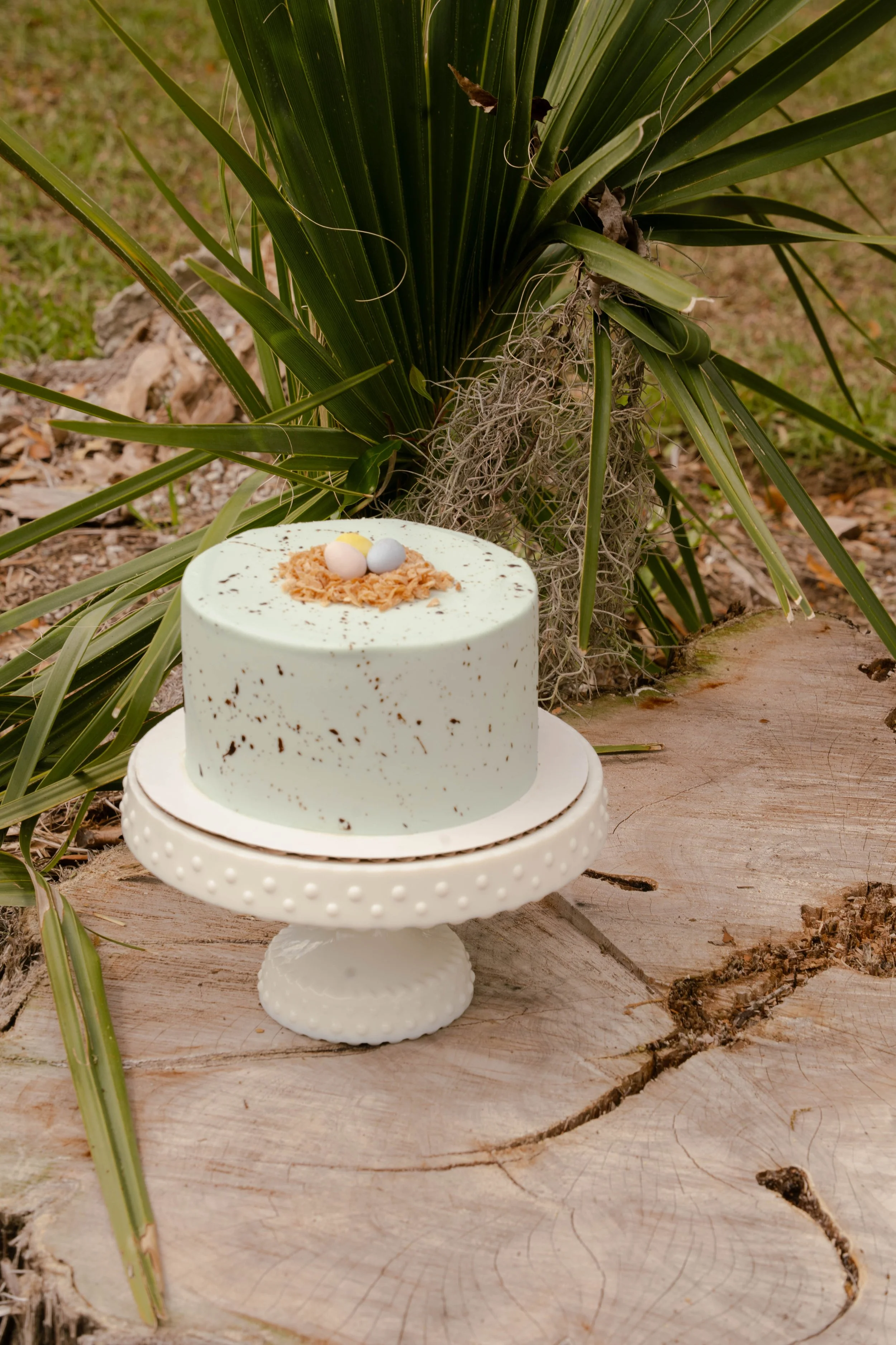 Easter Cake - blue design