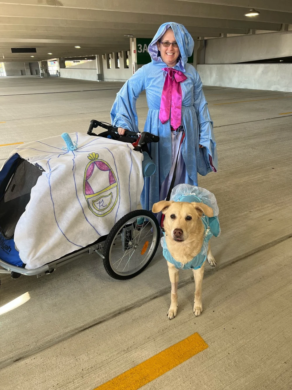 Cinde-Riley and Fairy Dogmother Linda