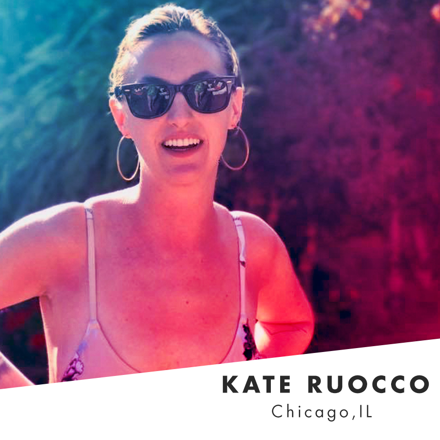 Living and working in Chicago, Kate is an interior designer, certified yoga instructor, energy healer, intuitive medium and french fry enthusiast. She would like everyone to know that she is extremely tan in this photo and that you, too, can achieve this level of bronzed goddess-ness with a little patience and commitment to a solid base burn. @keruocco Website