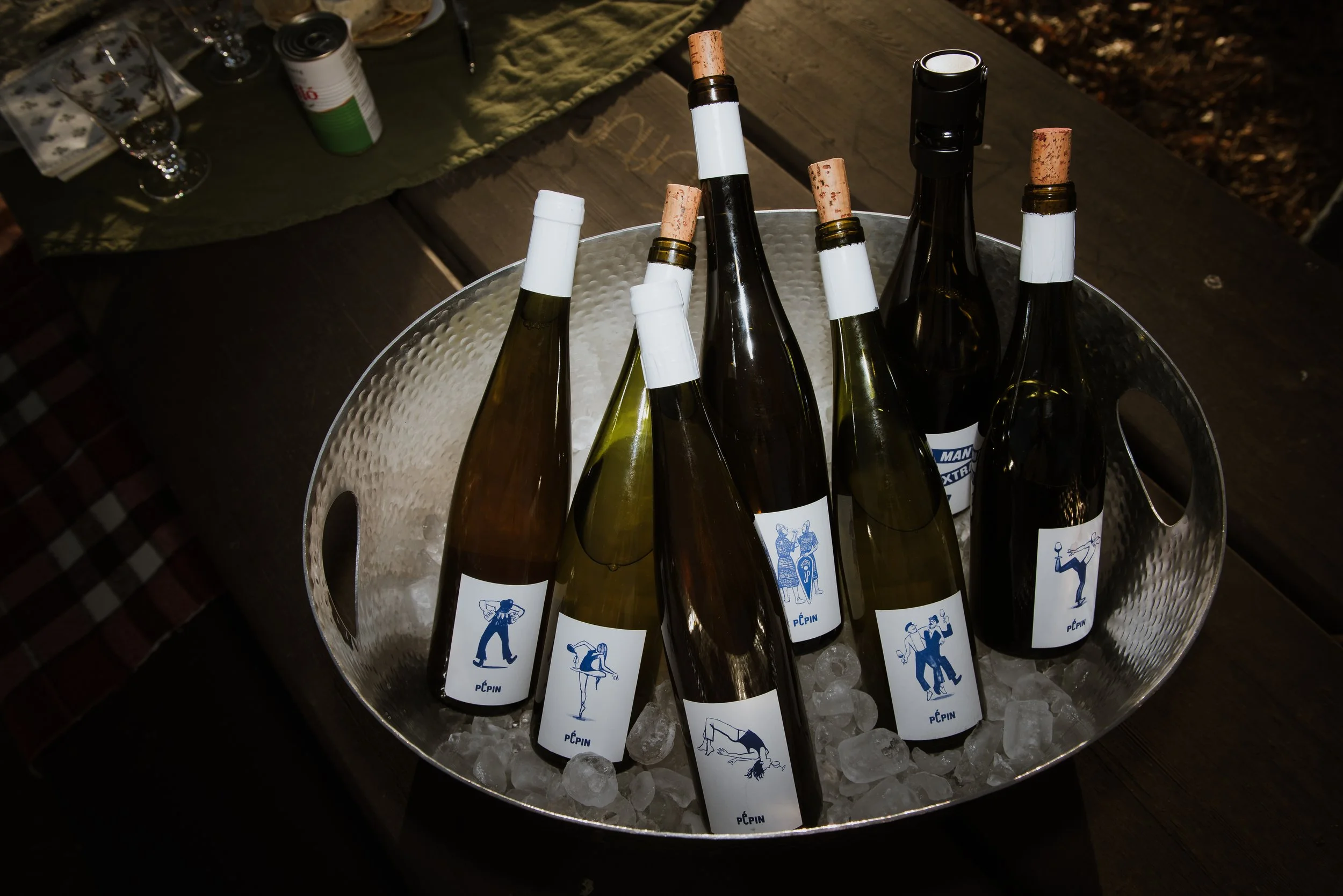 Pepin wines lineup Garneau Block Alsace