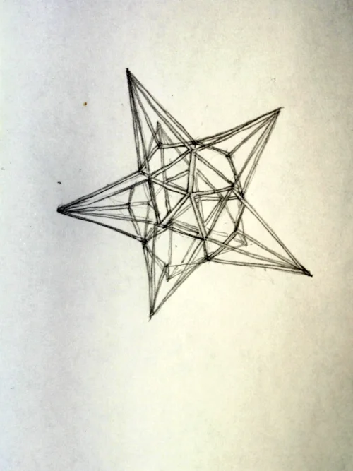 Pentagonal star construction