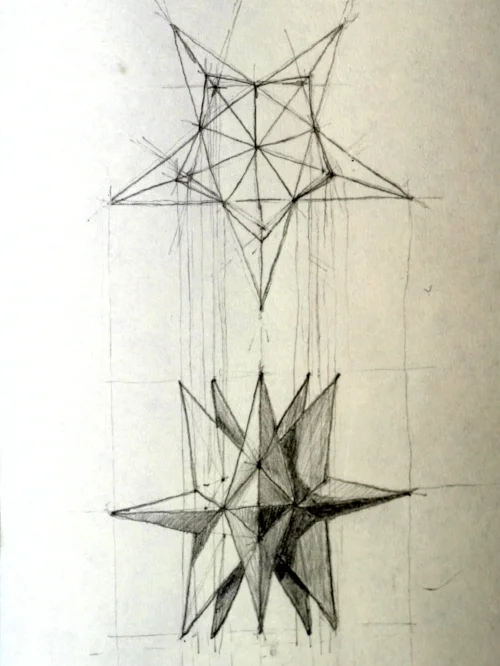 Star plan and elevation