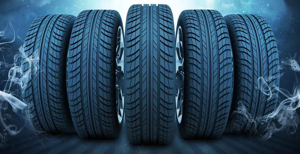 Wedge of new smoking tires.jpg
