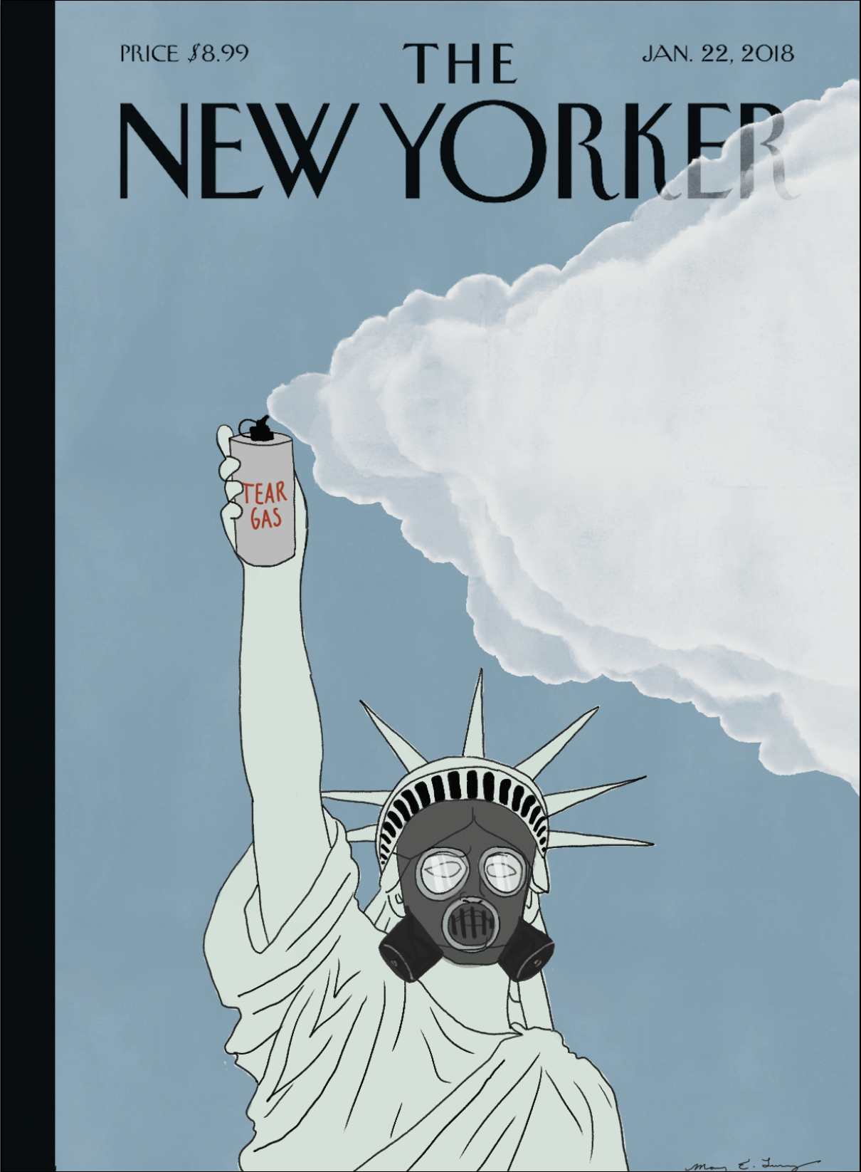  New Yorker Assignment for Illustration class 
