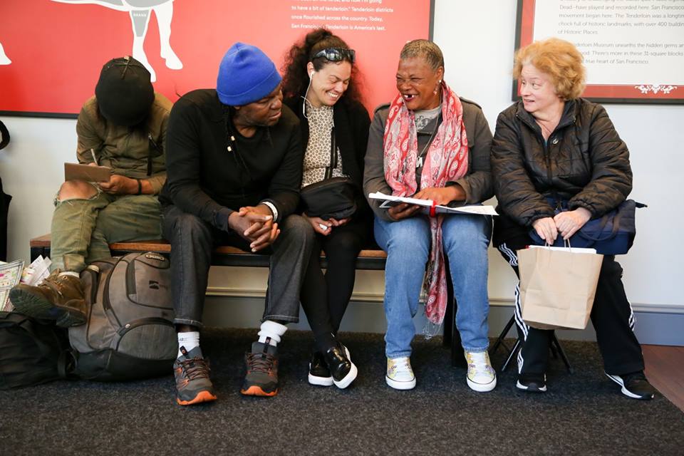 Photo of Anywhere Zines Opening Reception, courtesy of Tenderloin Museum .