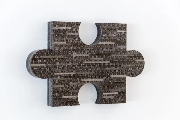 Tim Yankosky's "These Are Puzzling Times" - courtesy of the artist and the Andrea Schwartz Gallery