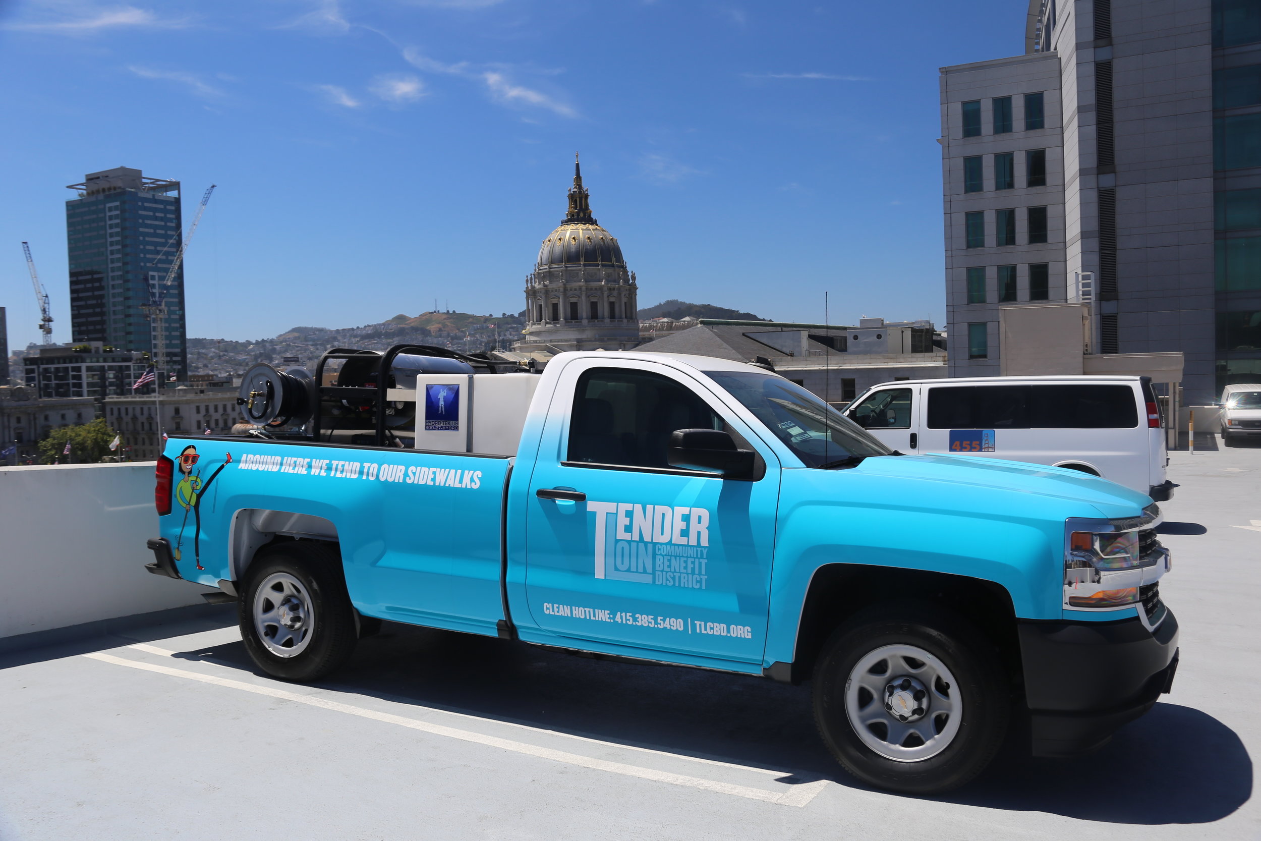 Have you seen these trucks out and about? Say hello to our Clean Team members!