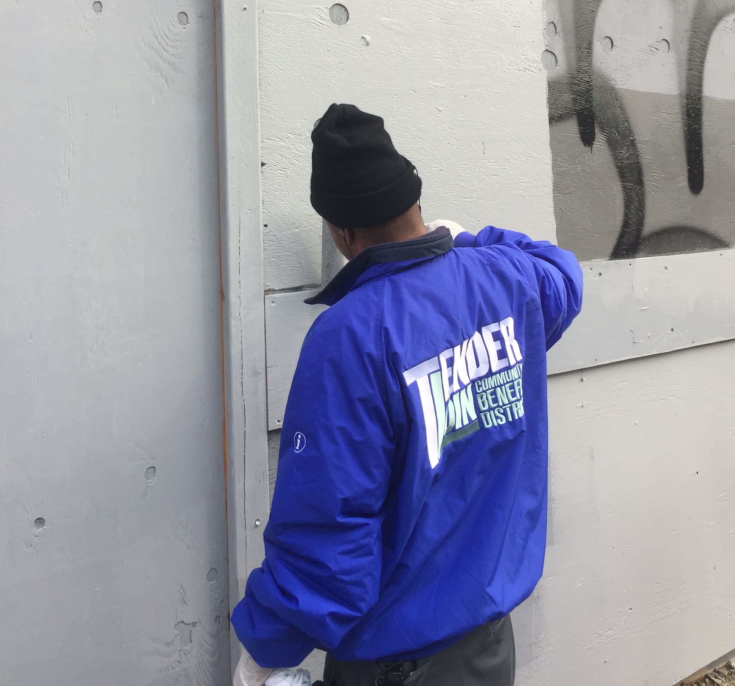 Have you seen these jackets out and about? Say hello to our Clean Team members!
