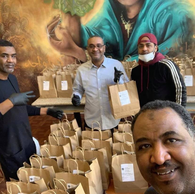 President of the Tenderloin Merchants Board and owner of Z Zoul Cafe Aref Elgaali has been working around the clock to feed our frontline hospital workers. Making over 250 meals today.