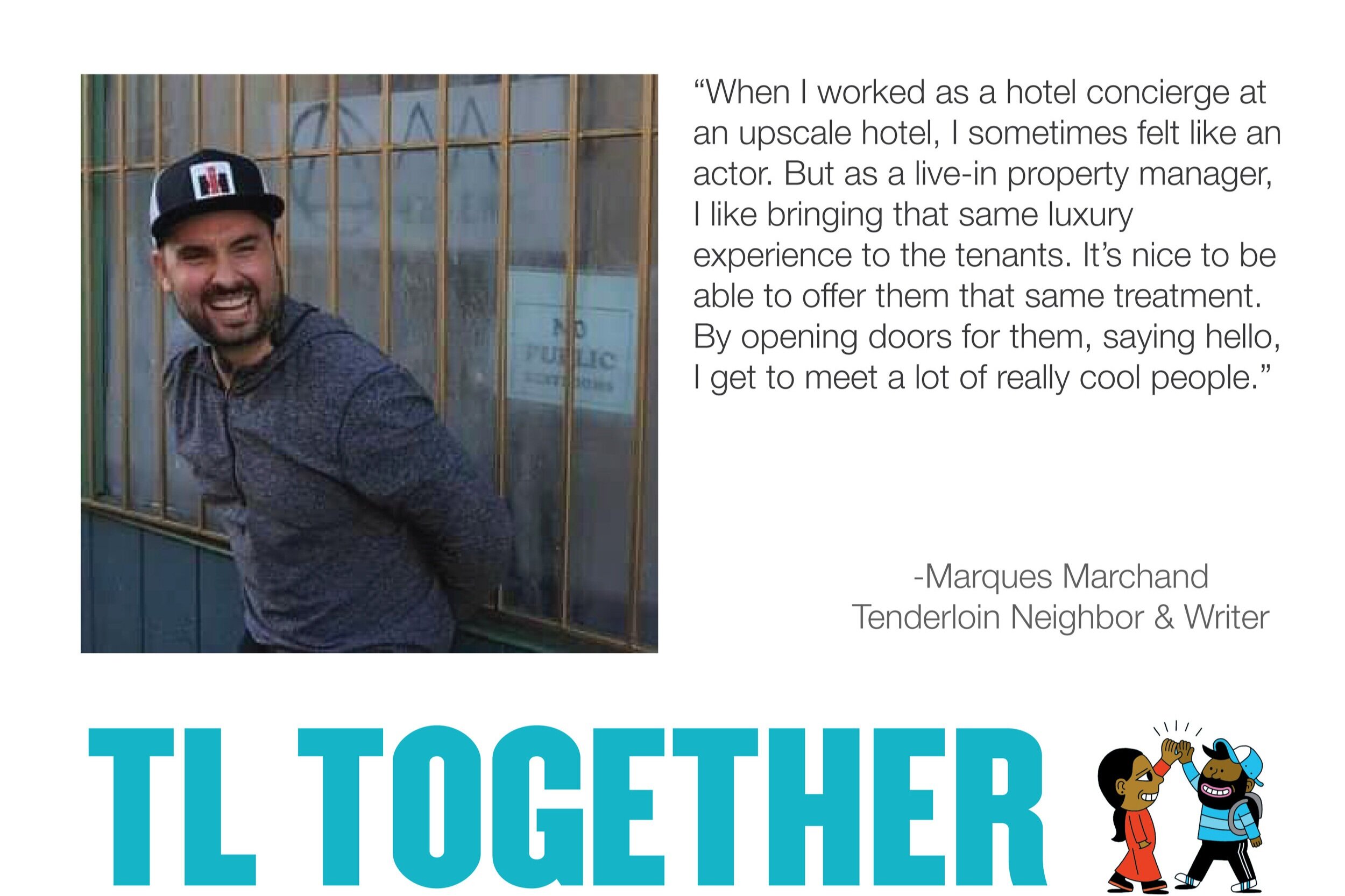 #TLTogether with Neighbor &amp; Writer Marques Marchand