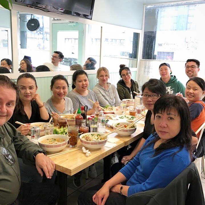Legit longing for the days of indoor dining. The loud chatter with slurping in between, pushing tables together for them big groups. Seems like forever ago. Here’s a photo of a team lunch back in 2018. We miss all of you! We’re open for take-out whi…