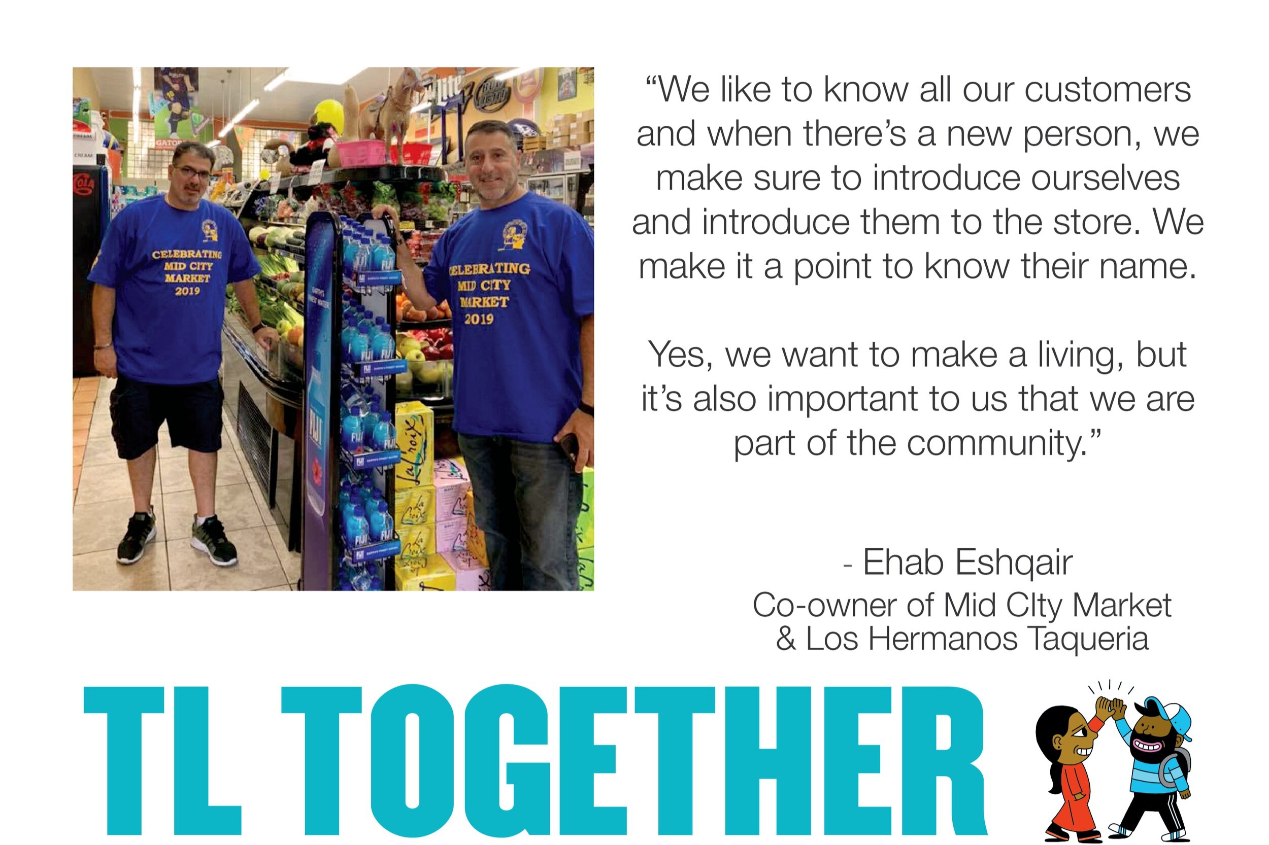 #TLTogether with Ehab of Mid City Market &amp; Los Hermanos Taqueria