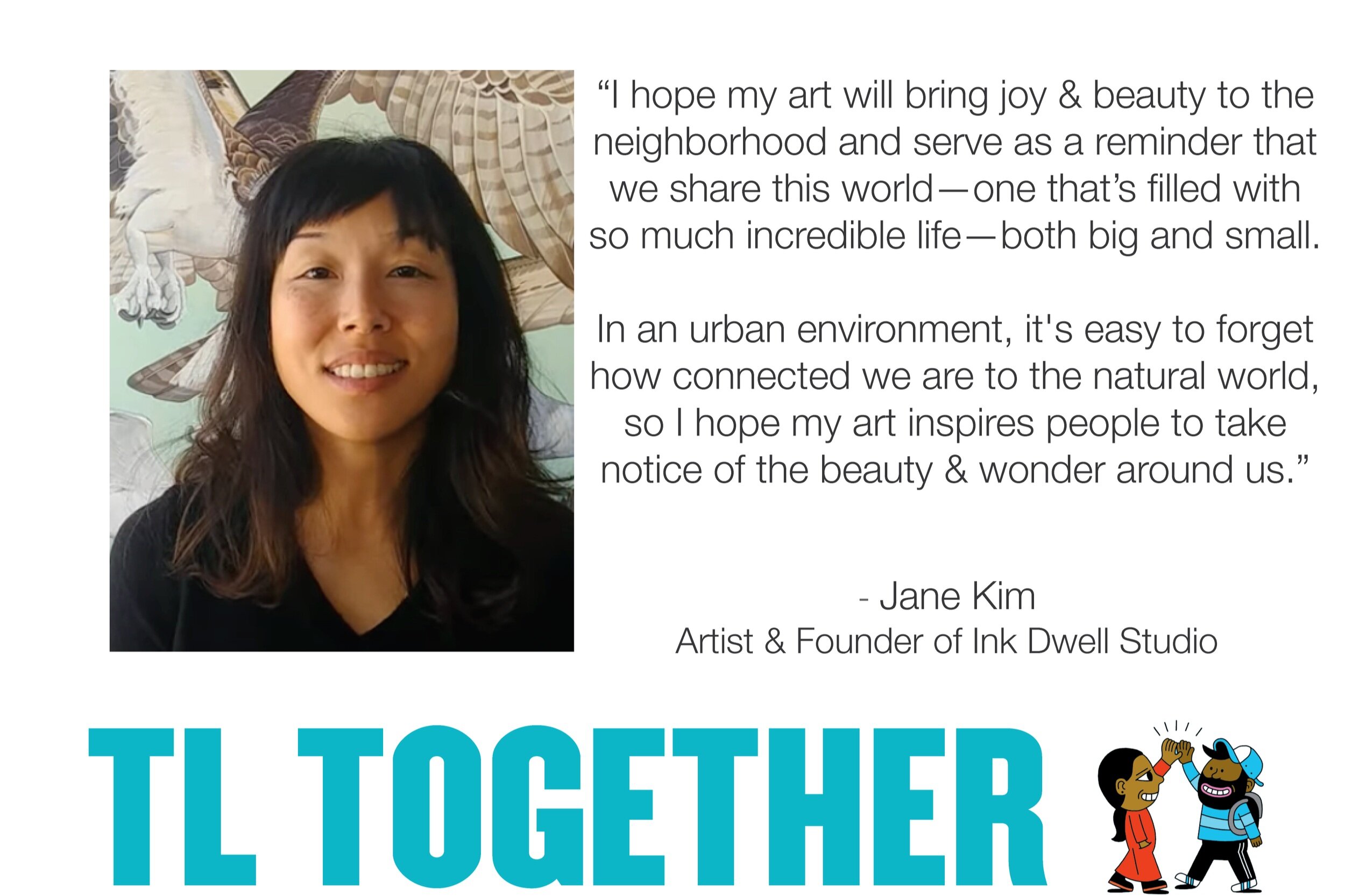 #TLTogether with Artist &amp; Founder of Ink Dwell Studio, Jane Kim