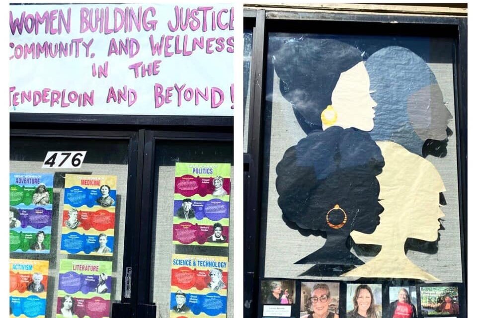The Healing Well's Latest Window Display Honoring Women's History Month