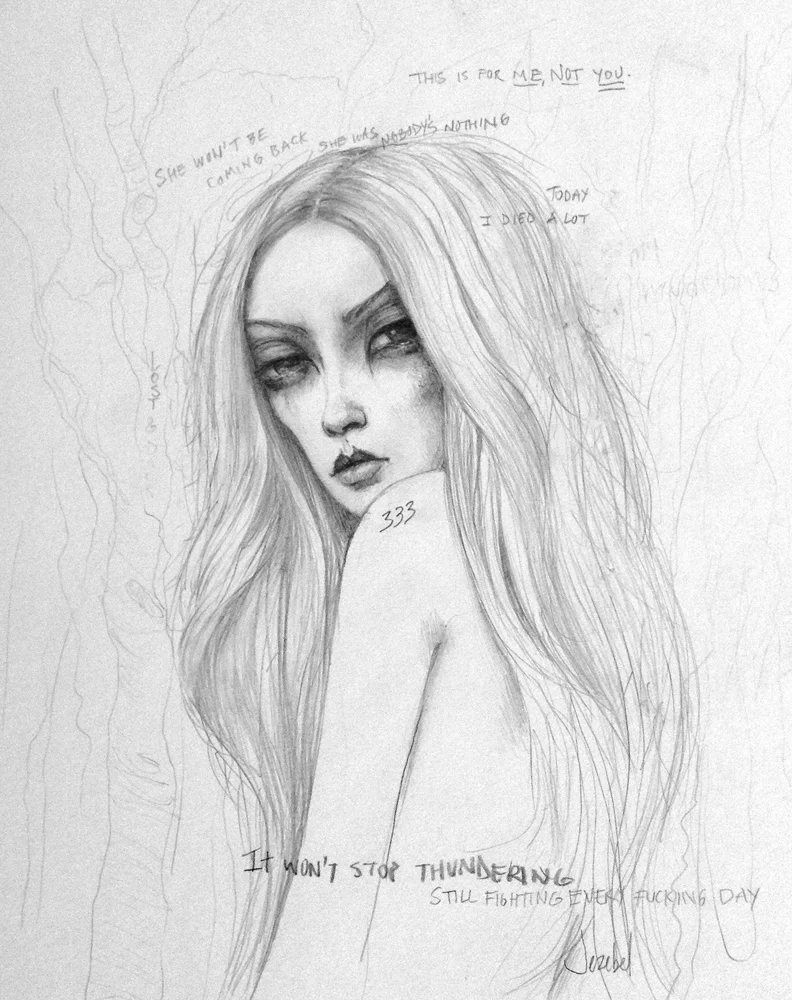 "333" Graphite on paper