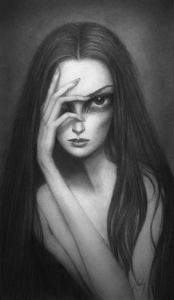 "Self Portrait" Graphite on bristol board