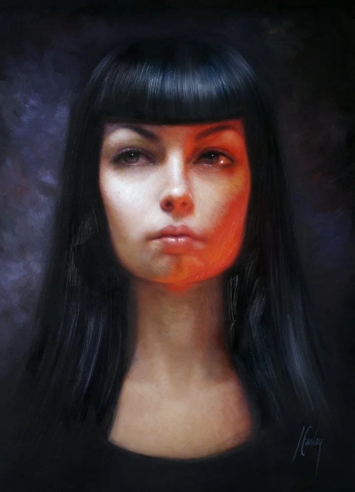 "Sarah" Oil on board