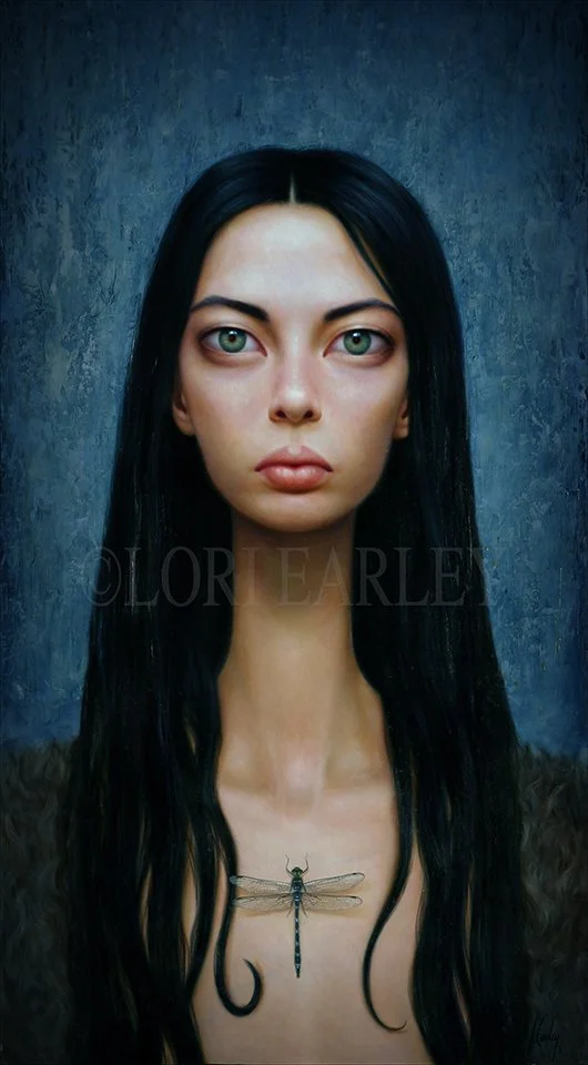 "THE HUNTER" Oil on board ©Lori Earley