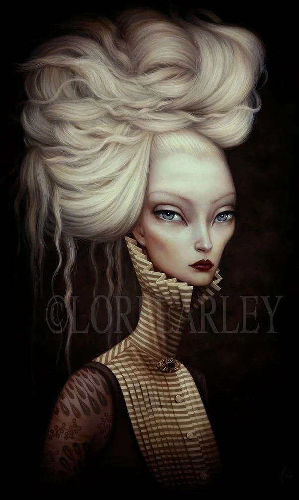 "Ms. V", Oil on board ©2009 Lori Earley