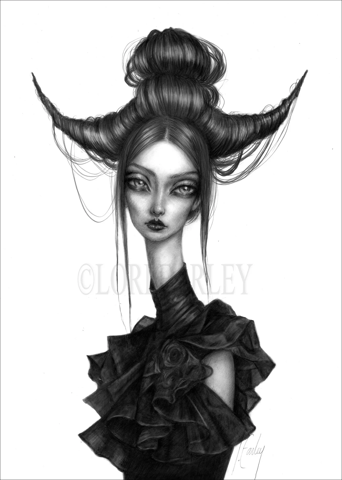 "Bella", 9" x 12", Graphite on archival synthetic paper ©2026