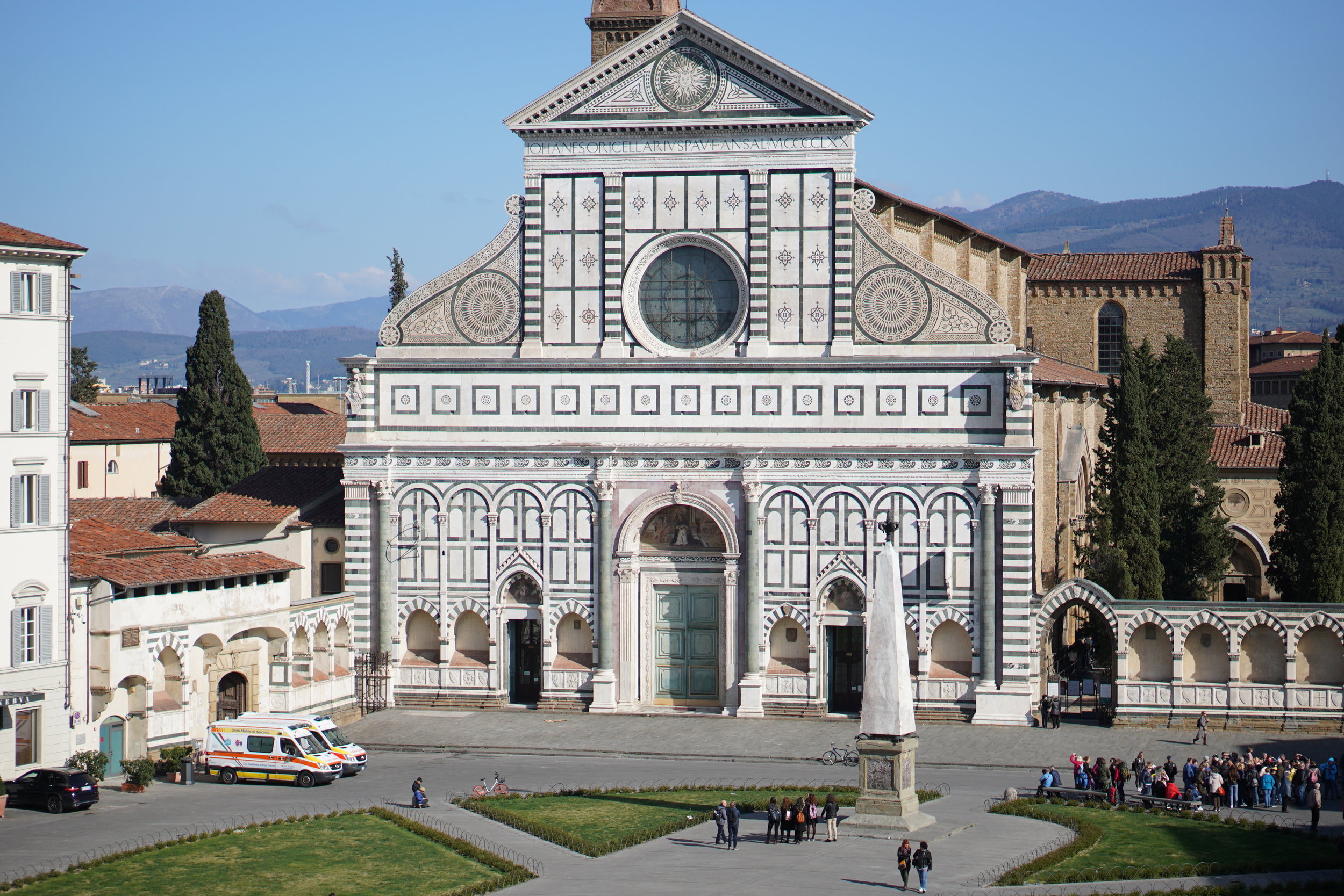 Piazza di Santa Maria Novella, J.K.Place occupies a particularly beautiful pedestrian Piazza, Santa Maria Novella.
