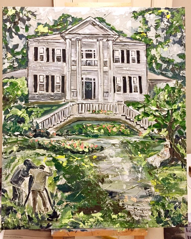 Georgian Antebellum Home Commission by Erika Roberts Studio