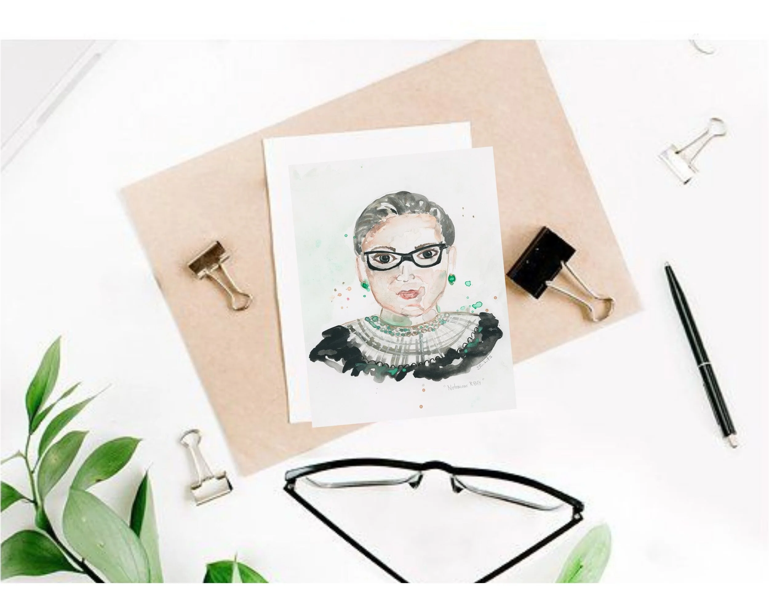 Ruth Bader Ginsburg Notecard Set (set of 10)