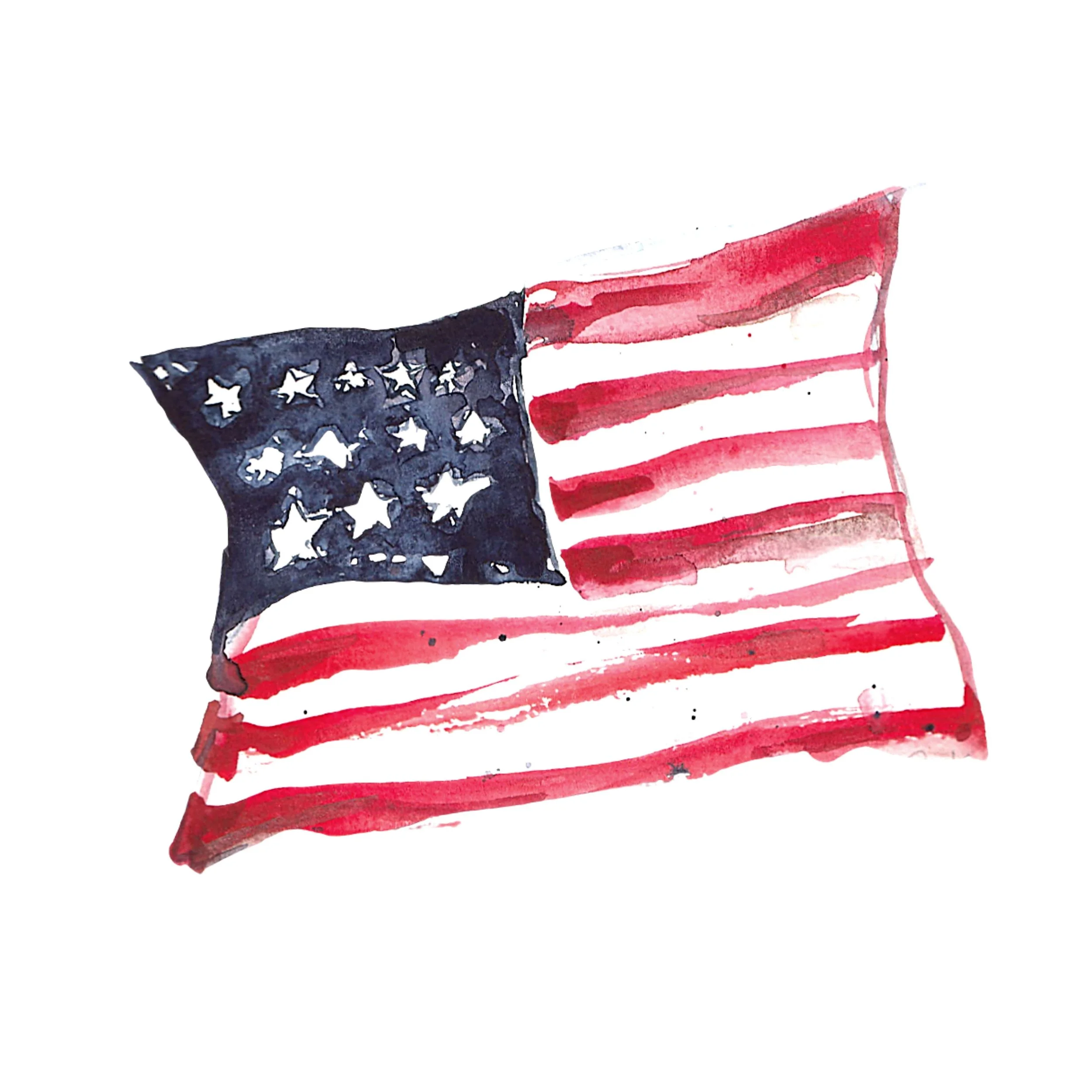 "Stars & Stripes" USA Flag Vinyl Sticker