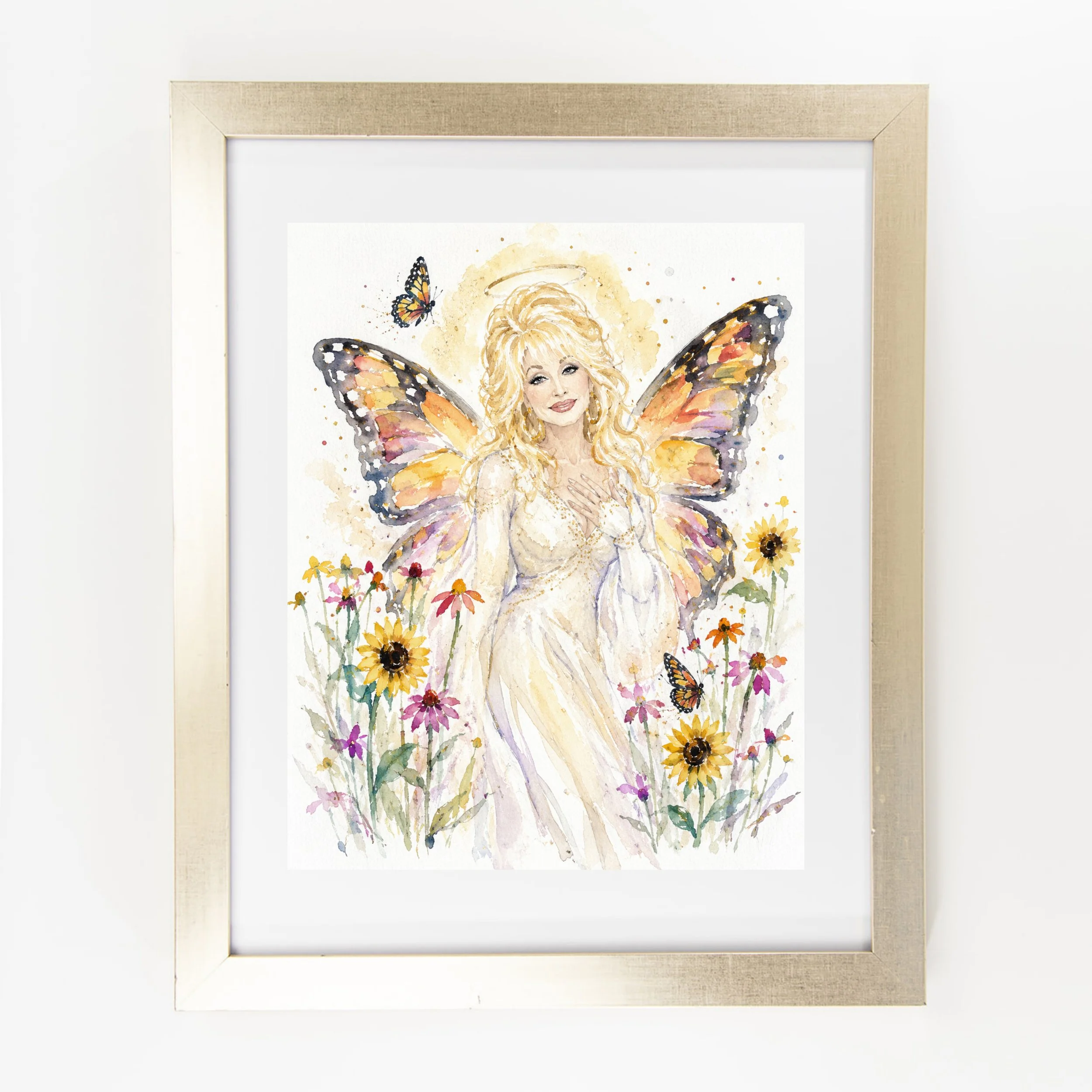 Saint Dolly of Rhinestones and Rainbows 8 x 10 Fine Art Print