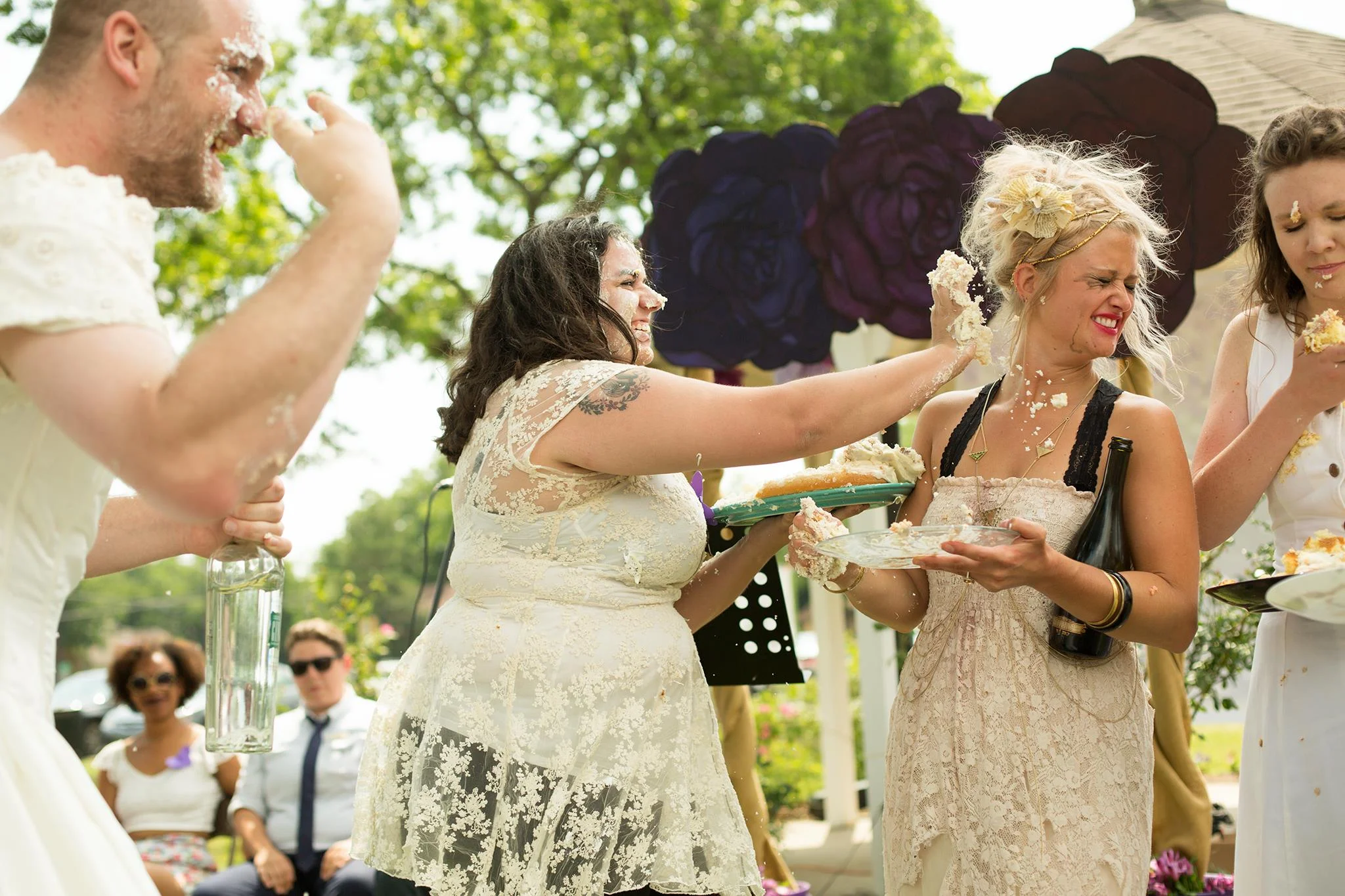 Joanna Lugo, Sarah Friday, Joshua Steinberg, and Emily McCormick | photo by Leah Jones