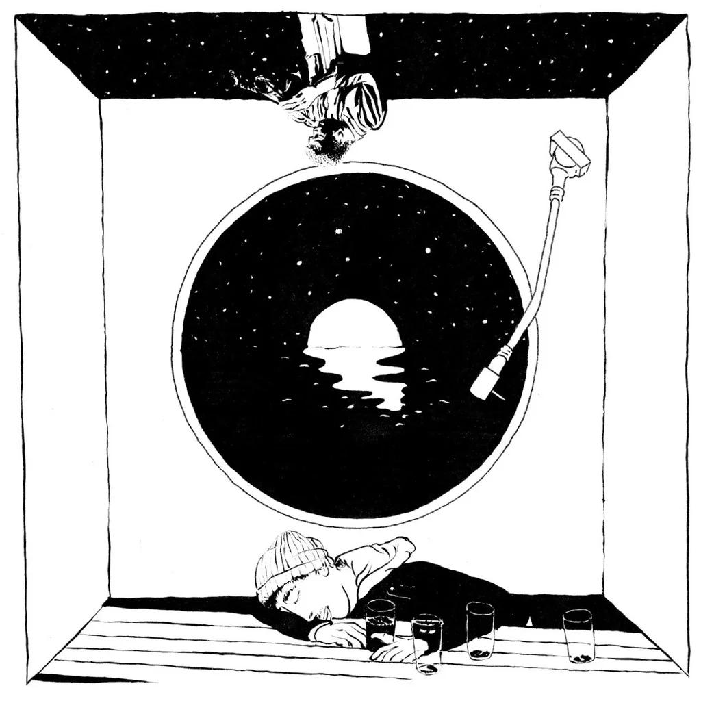artwork by Marco Zavala for Charlie Moore's "Put A Record On"