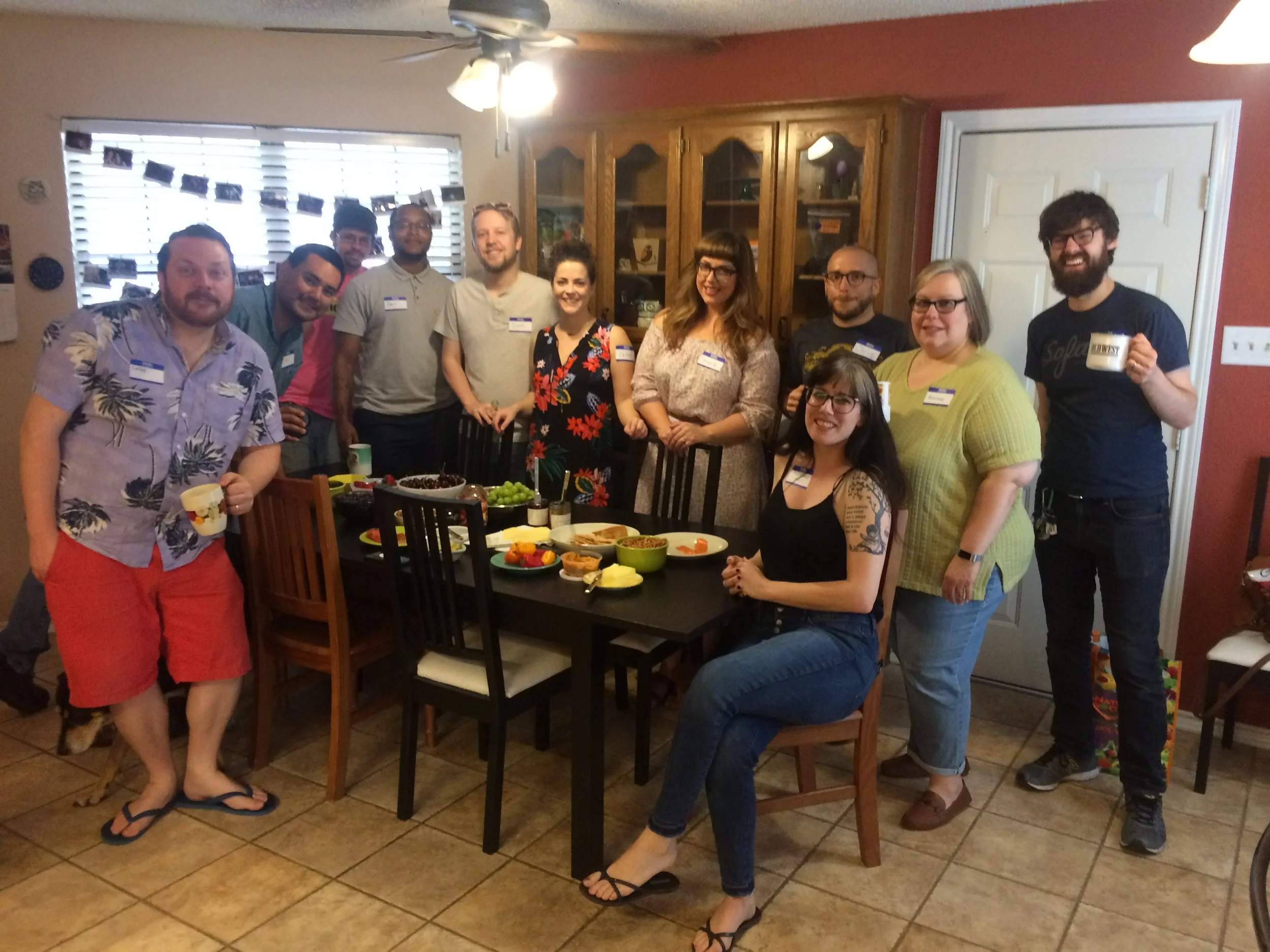 Oh look, our very first workshop! We're so proud of everyone for rolling up their sleeves and digging into sourdough with us!