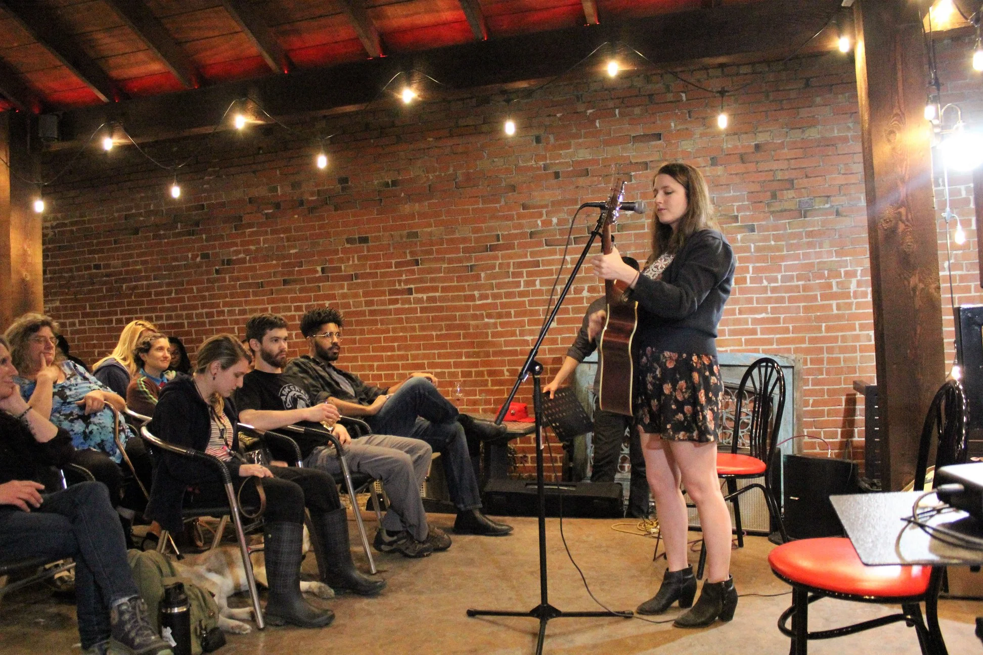 Megan Storie music, poetry, theatre I am a singer-songwriter based in Denton, Tx. I've had the opportunity to travel around the US playing music and hope to do more. If you are interested in collaborating or have booking inquiries you can email me at meganstorie@gmail.com . Instagram | Facebook | Bandcamp