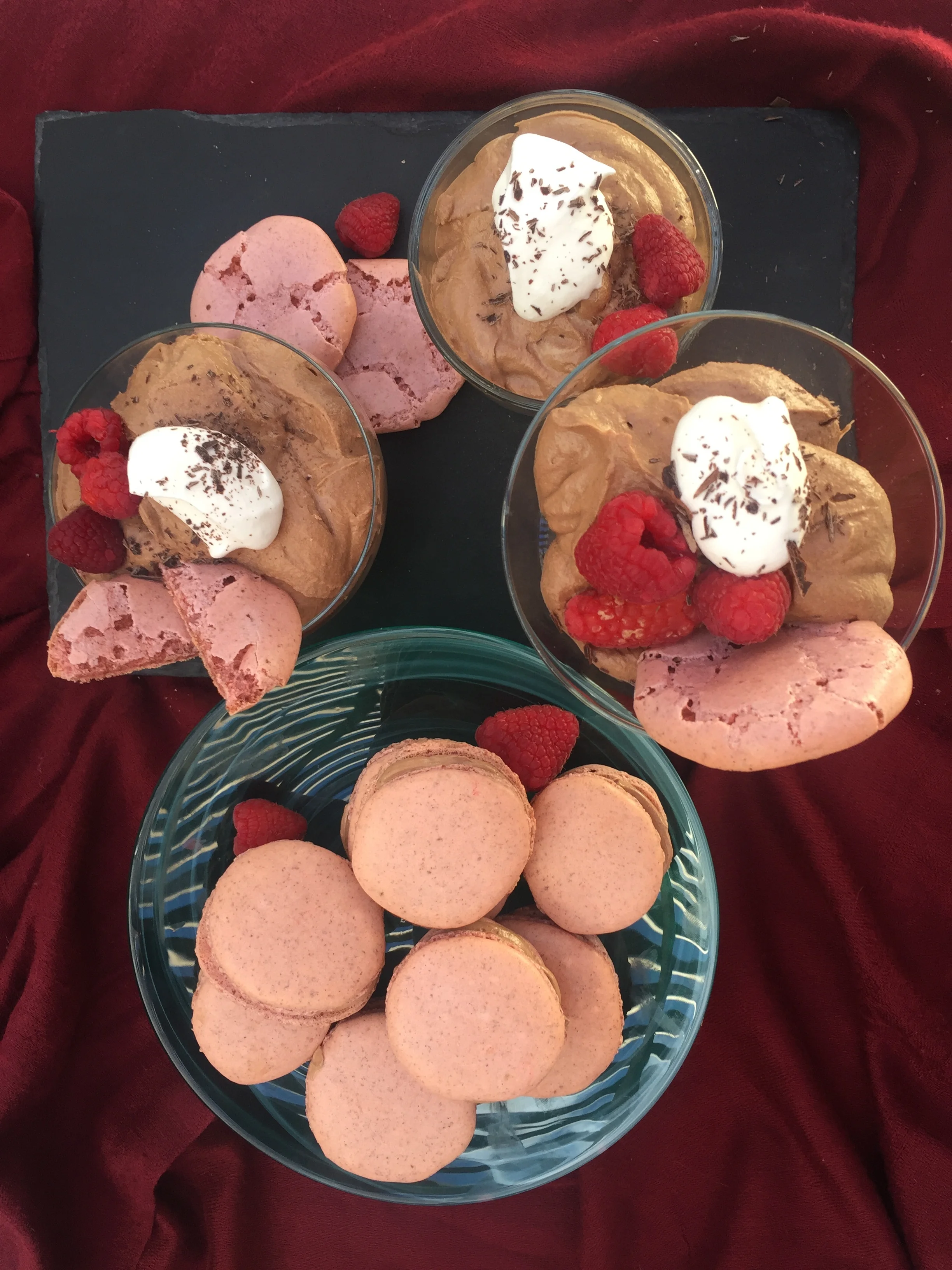 Chocolate mousse for days!