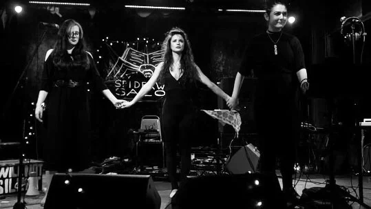 Lorelei K with courtney marie and Naomi Schiller at The Electronic Experiment IV