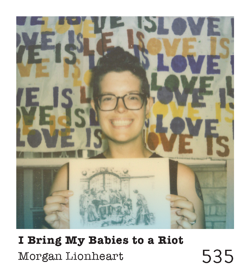 Morgan Larson / Morgan Lionheart {they/them} Morgan is a nerd, weirdo, and elementary ecology teacher. They daydream of thriving native ecosystems and the fall of capitalism. You can find them reading Baldwin or eating Indian food.