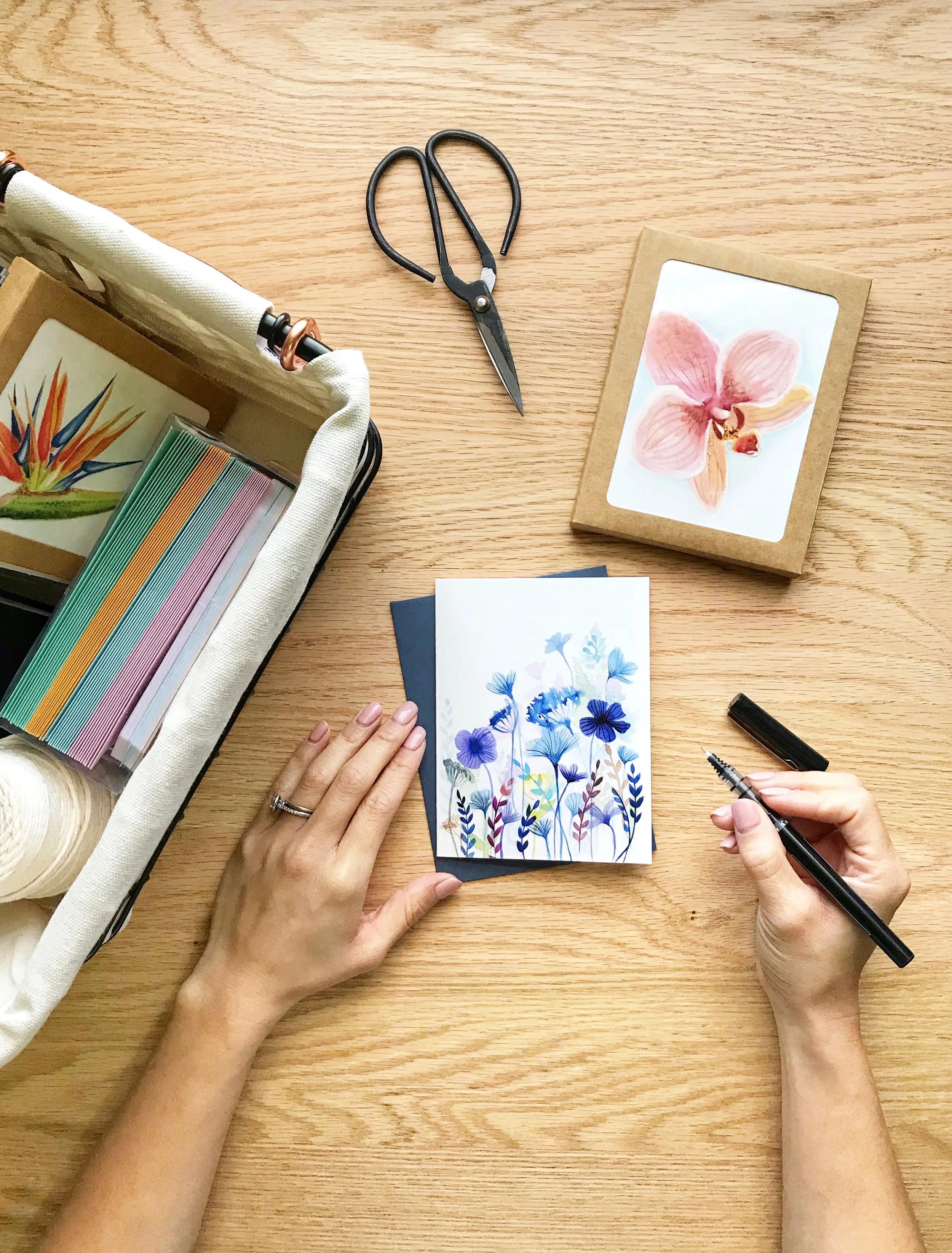 Stationery cards.