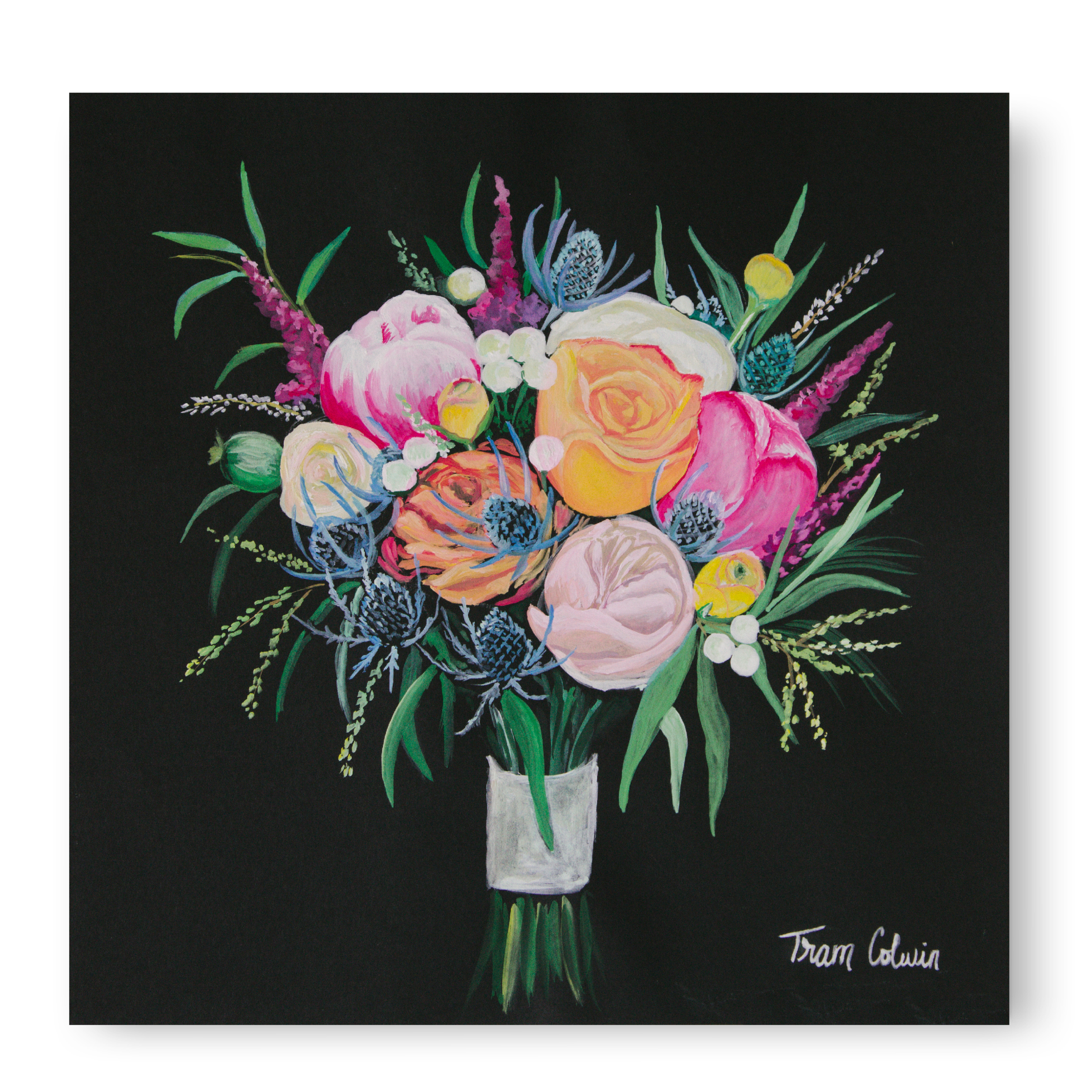 Original Bouquet on Black