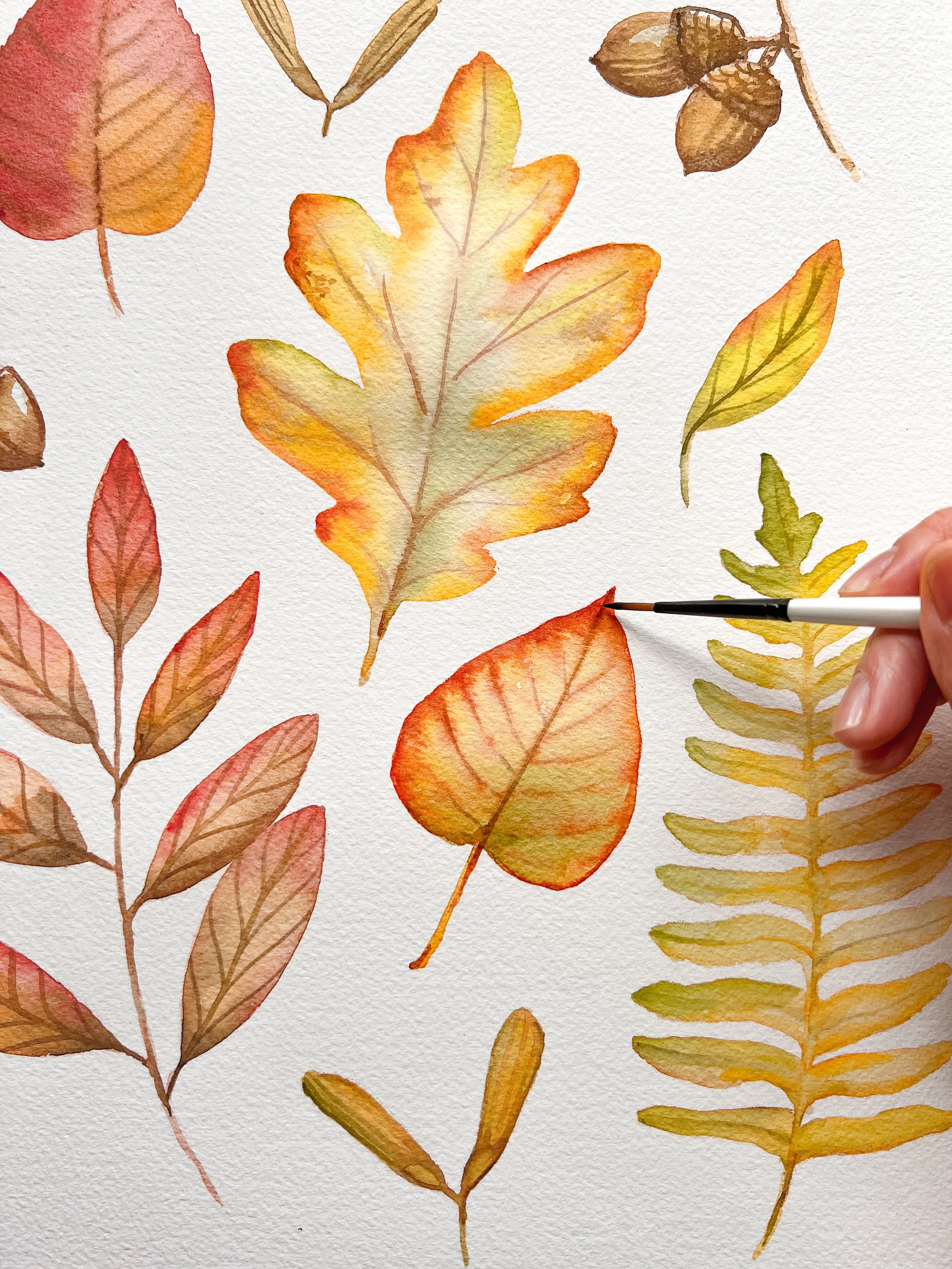 * SOLD OUT * WATERCOLOR FALL BOTANICALS WORKSHOP AT IVORY BILL BREWING