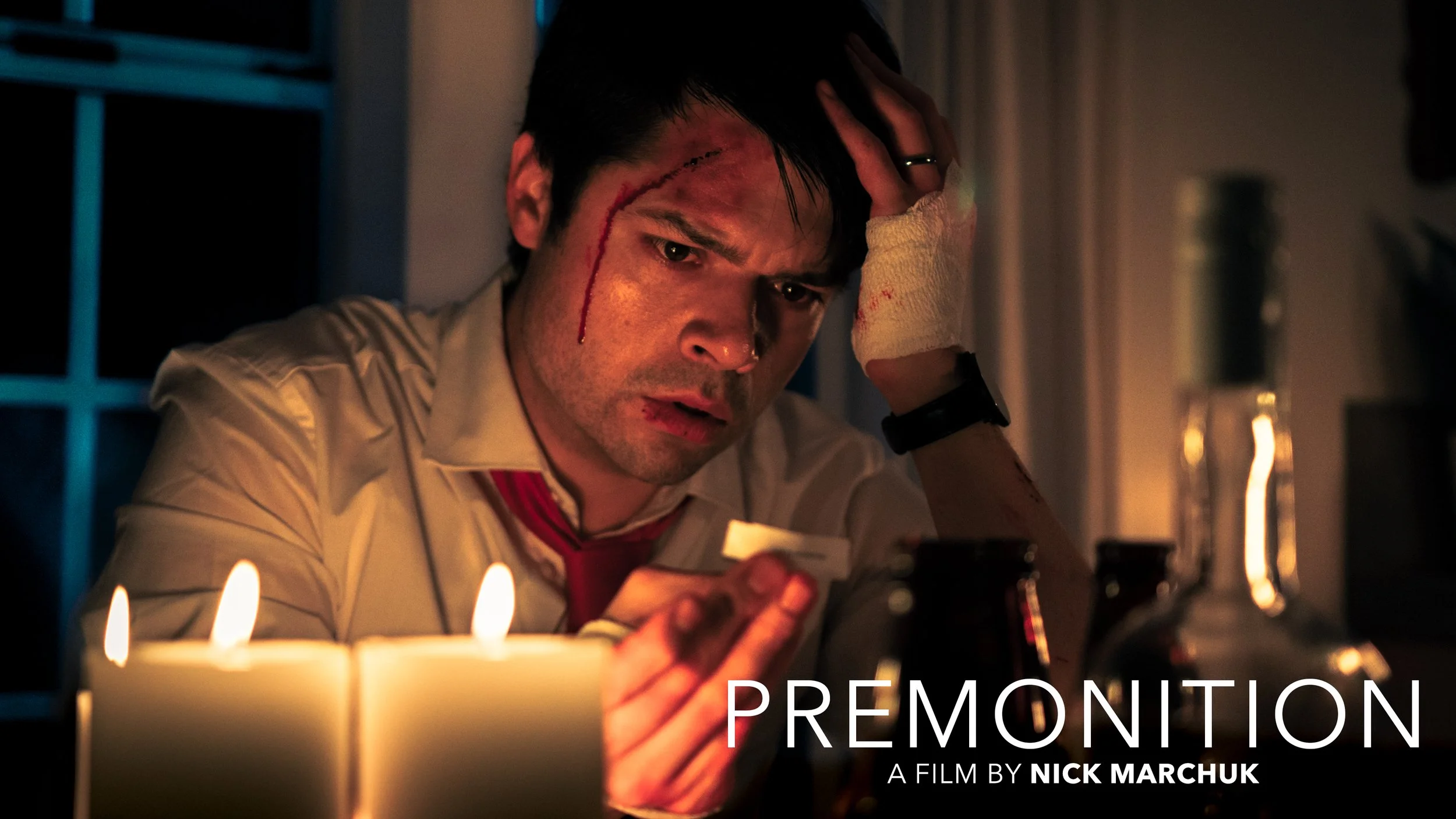 PREMONITION • A man struggles to keep his life and relationships from spiraling out of control by fortunes that foresee his immediate future. • 2023 | Drama | 26m