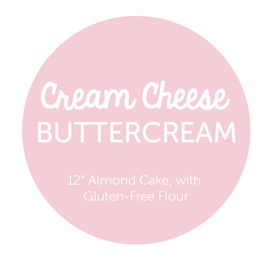 12" Almond, Cream Cheese, GlutenFree — seed to sprout bakery