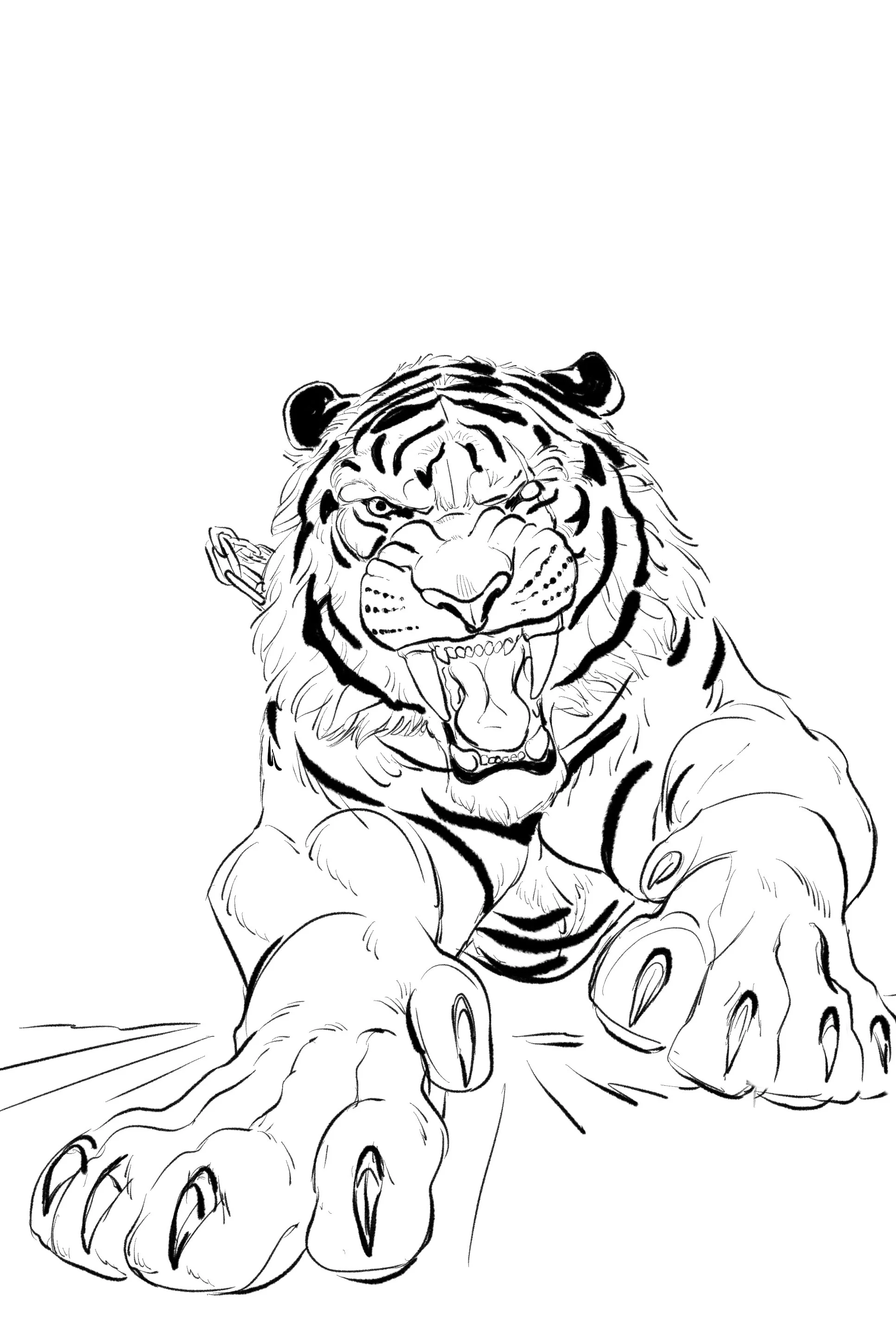 Here’s an image ready for painting from Volume 2.