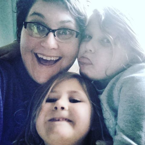 Blog Author Sara Butler, pictured with her two children.