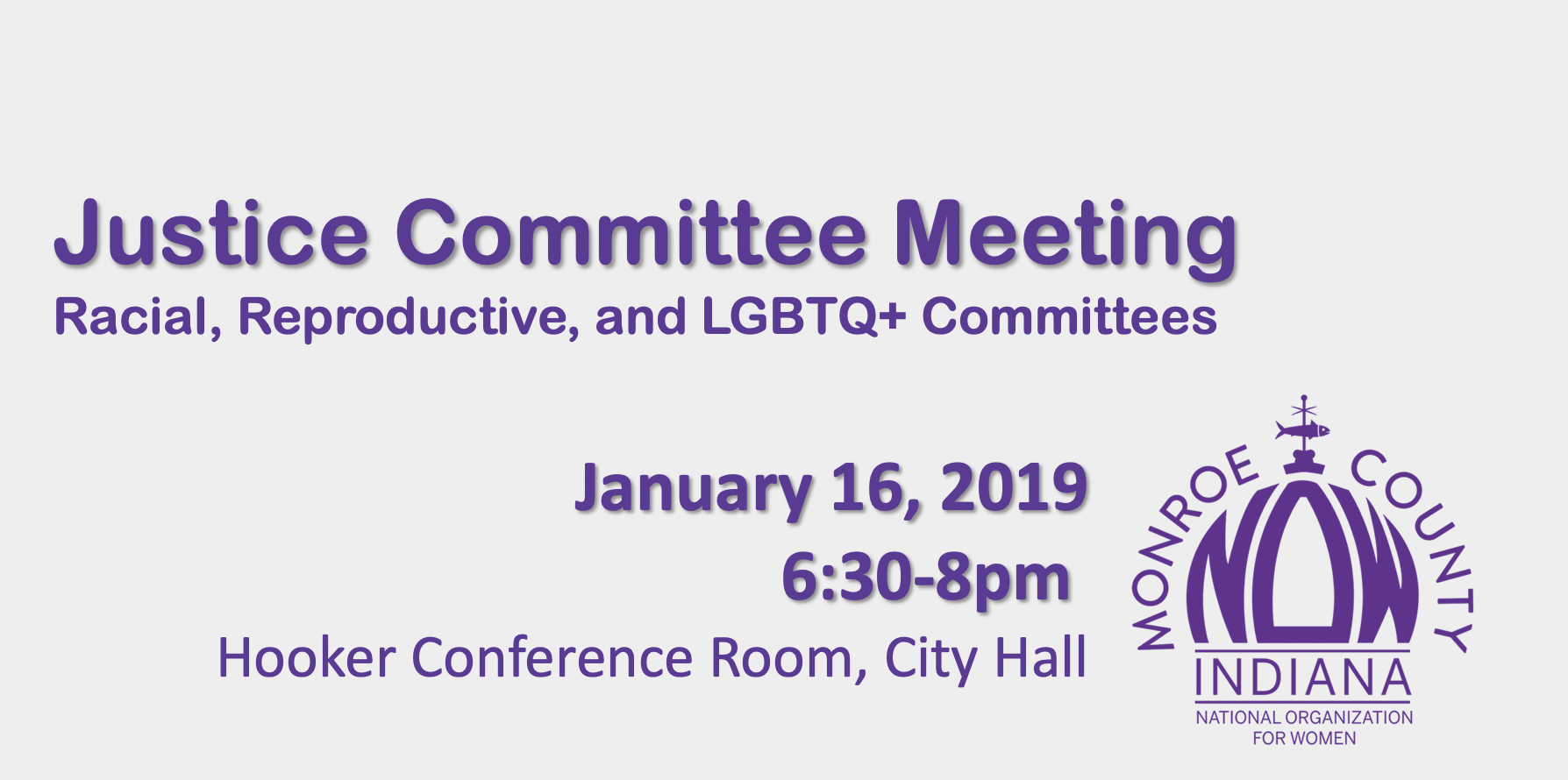 January Justice Meeting