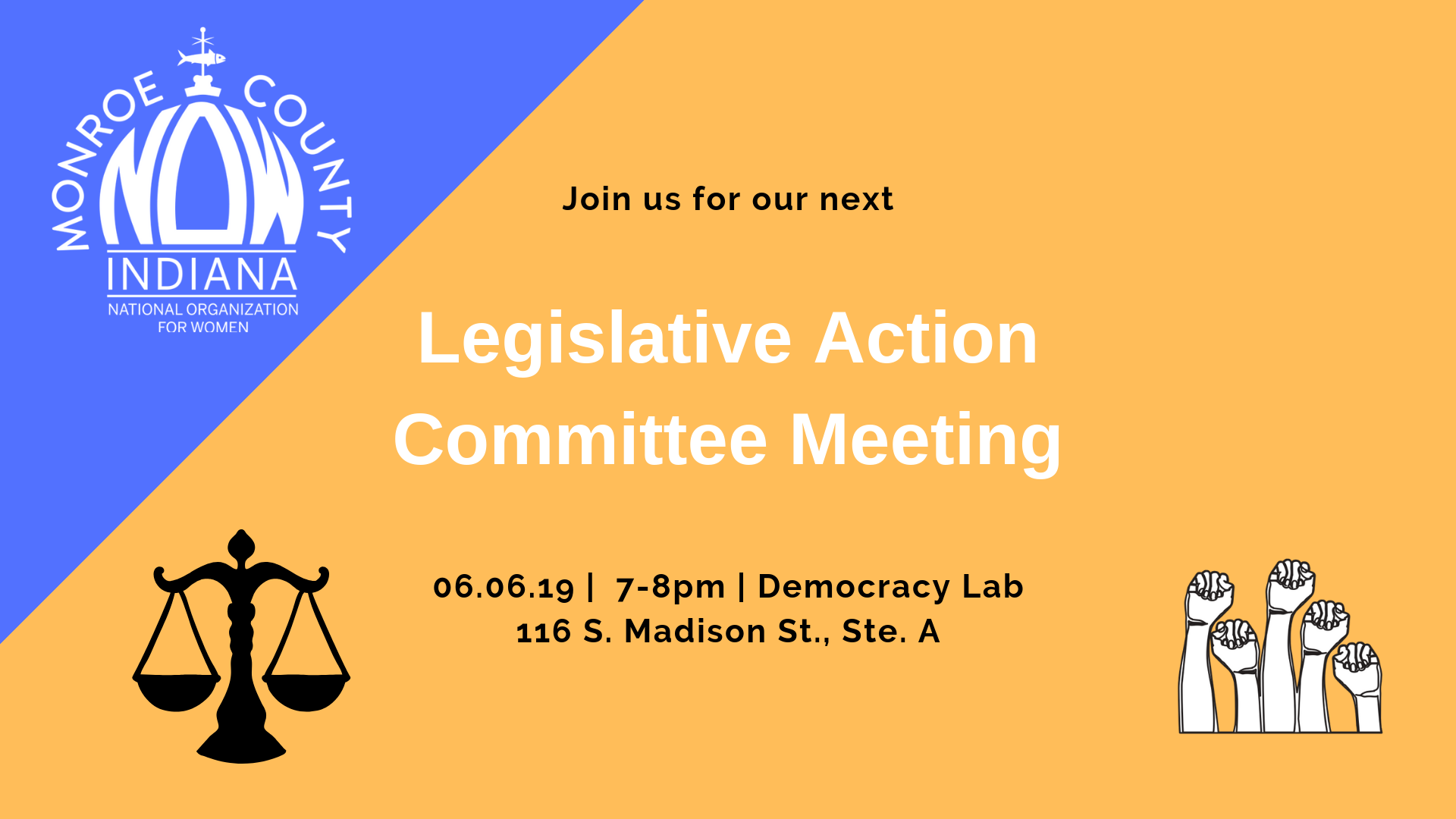 MC NOW Legislative Action Committee Meeting