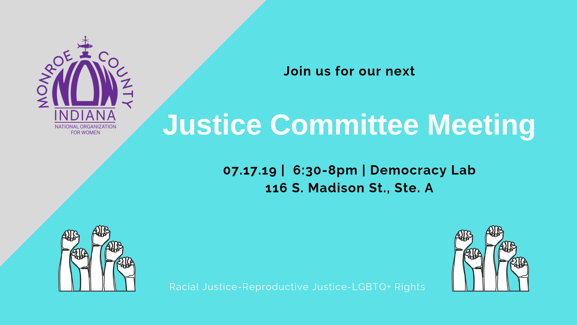 MC NOW Justice Committee Meeting