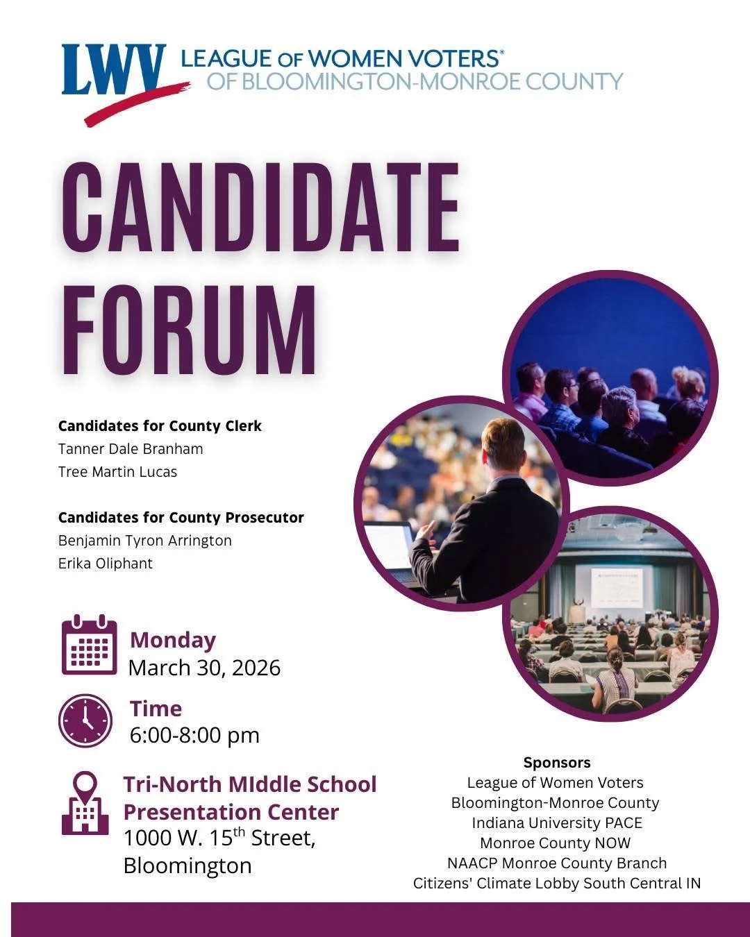 LWV of B-MC Candidate Forum