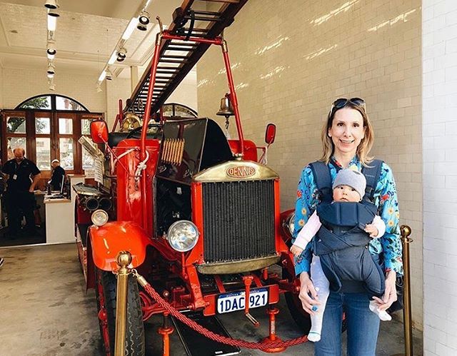 @sandy_anghie and her sidekick May-Lee stopped by the Fire Station Museum this week 🚒 so much to see and do right under our noses #historicheart #perthtodo
